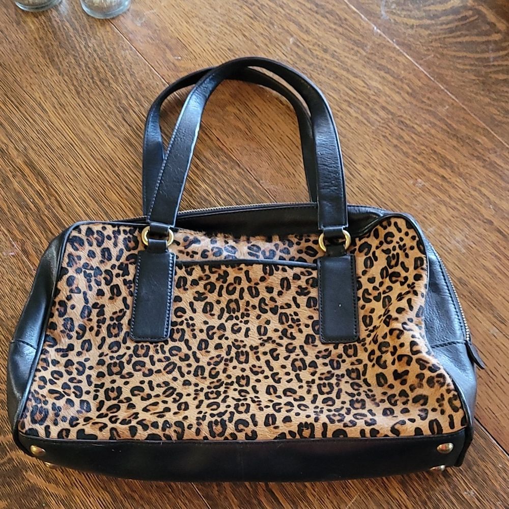 Fossil Memoir Satchel Cheetah